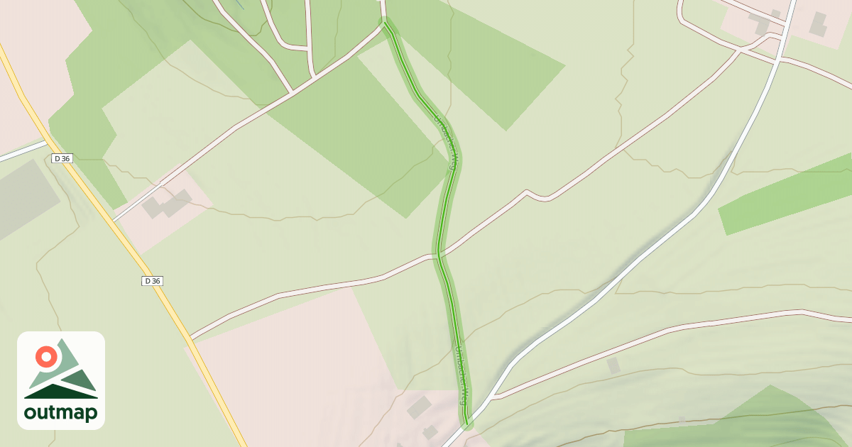 Map of Umbacher Weg