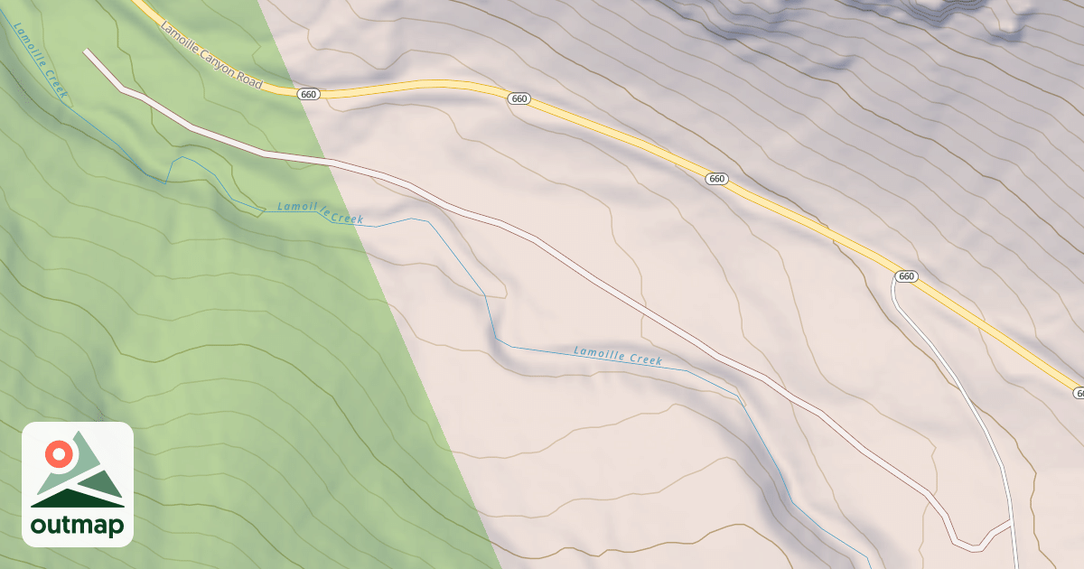 Map of CAMP LAMOILLE SPUR D