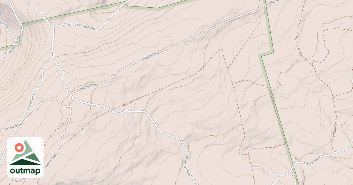 Map of Haldeman & Greenland Tracts - Snowmobile Trails