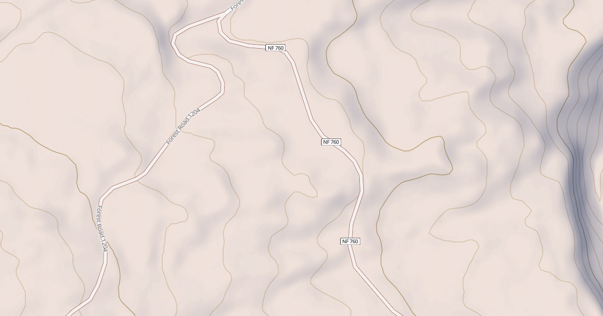 Map preview of UPPER CAMP CREEK