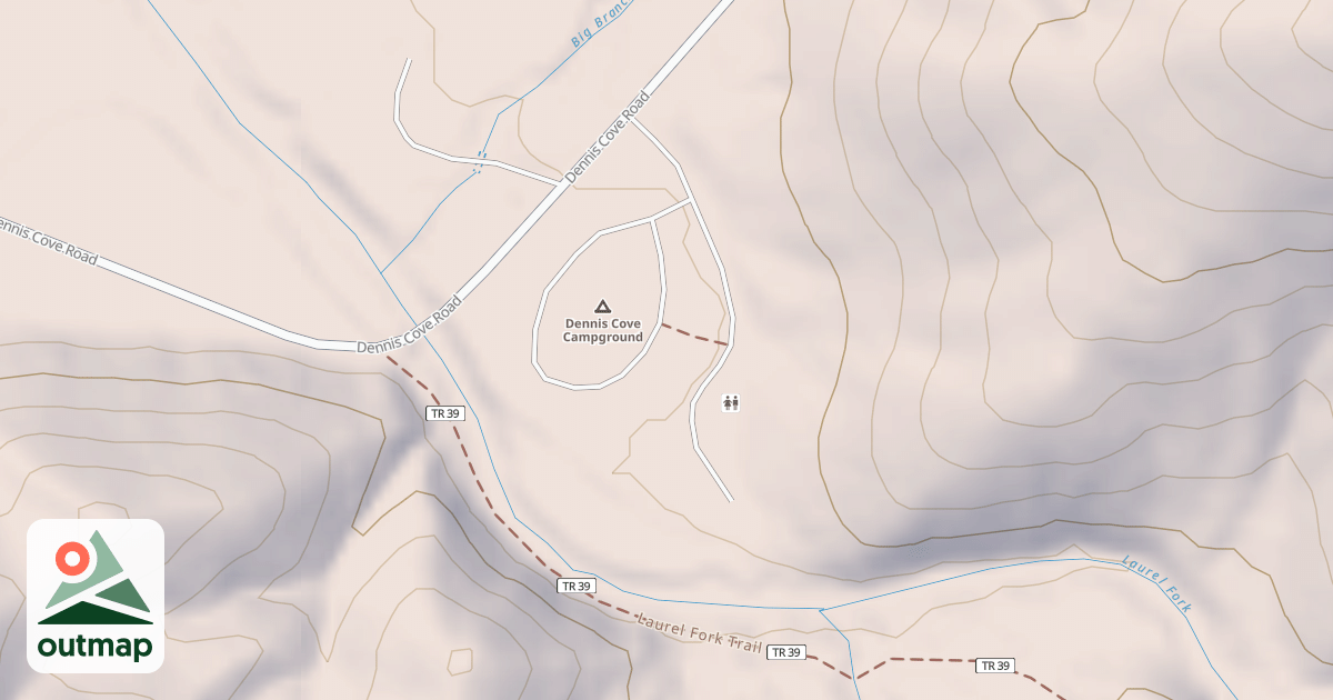 Map of DENNIS COVE REC.AREA