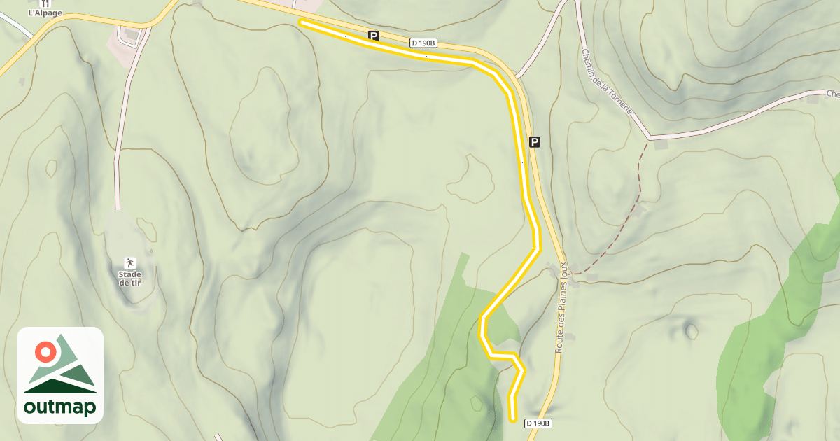 Map of La Verte