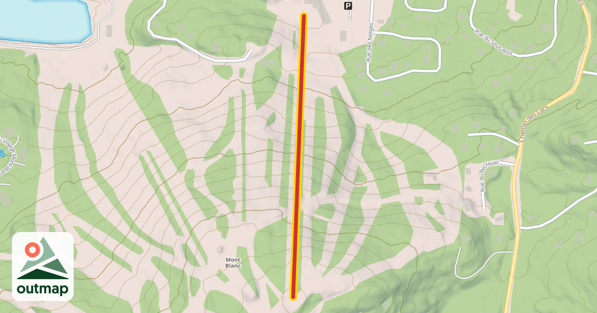 Map of Triple Blanc