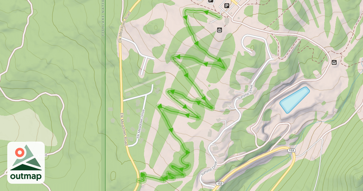 Map of Sweeop Flow Trail