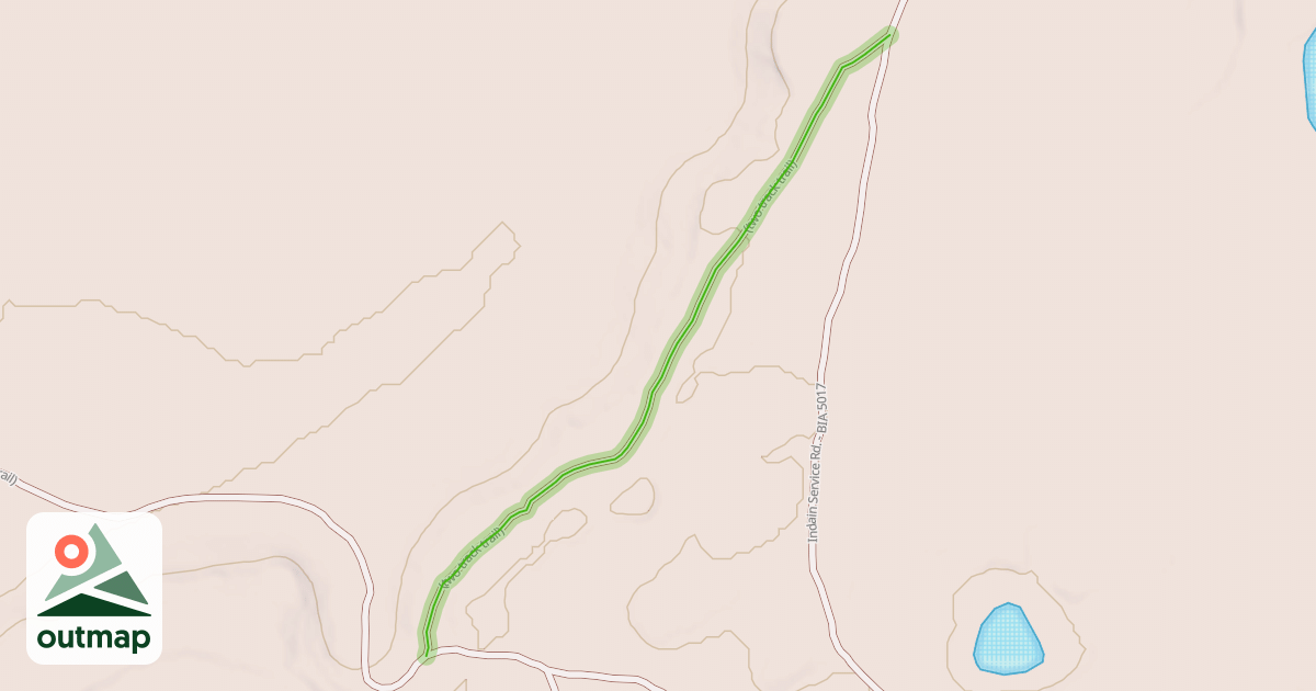 Map of (two track trail)
