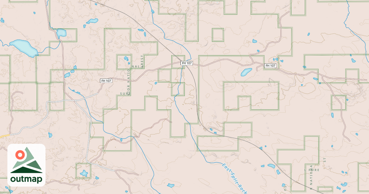 Map of KANE LAKE