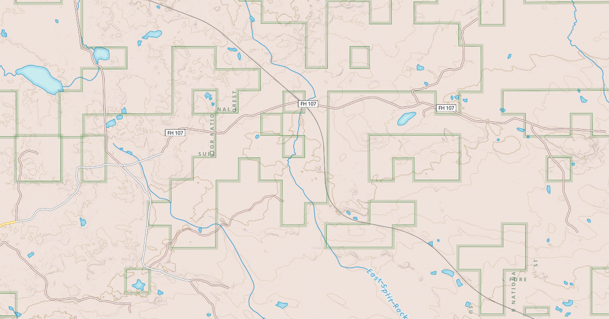 Map preview of KANE LAKE