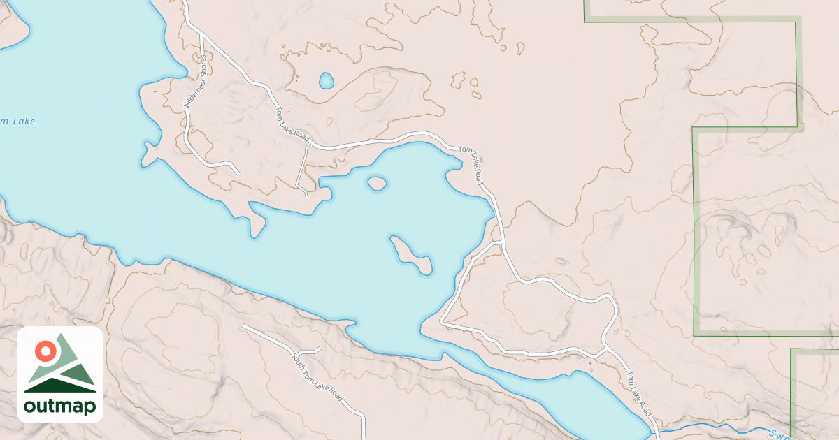 Map of Hovland Woods Trail