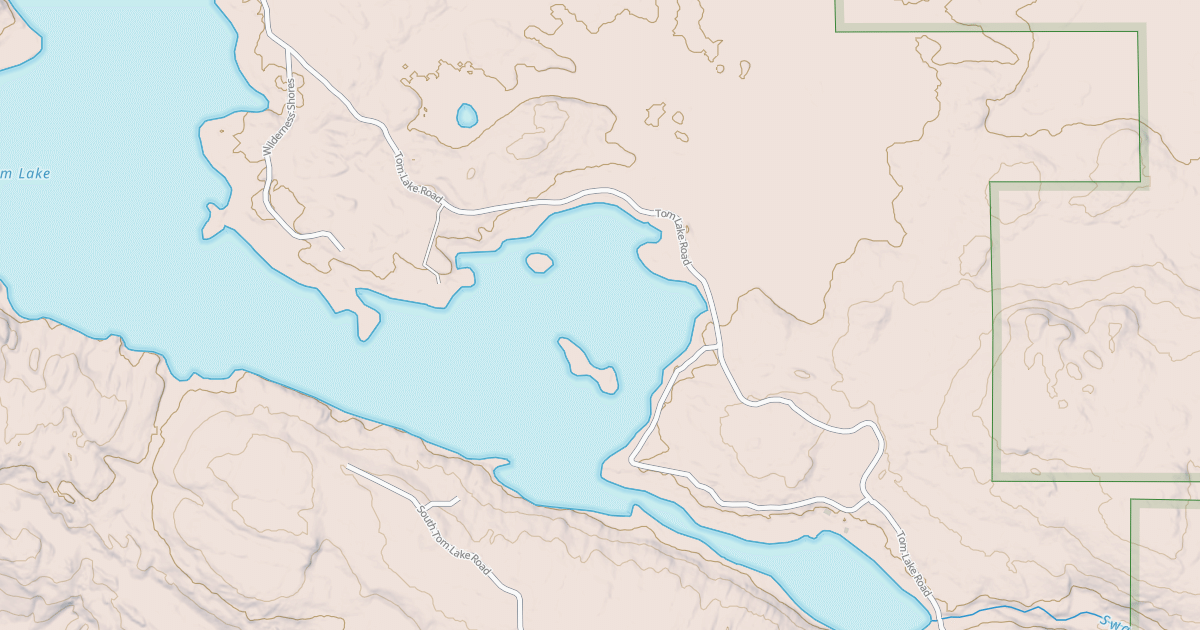 Map preview of Hovland Woods Trail