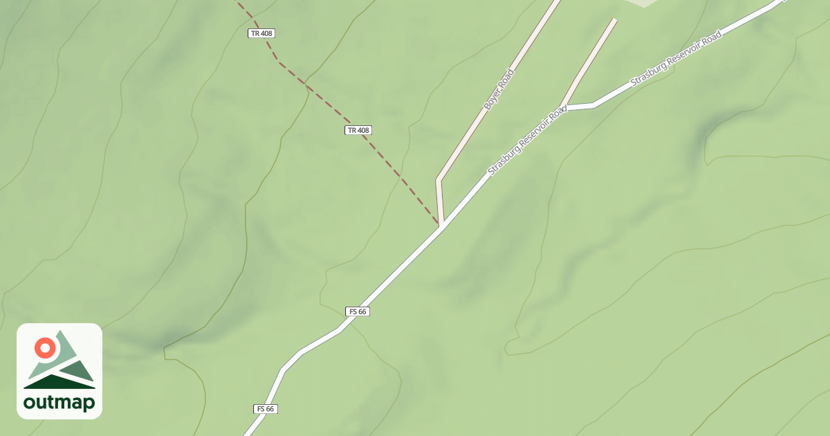 Map of POWELLS FORT CAMP