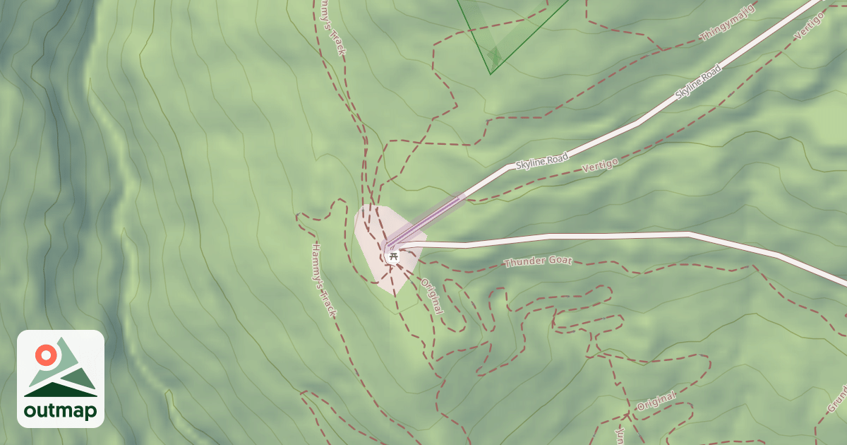 Map of Skyline Road