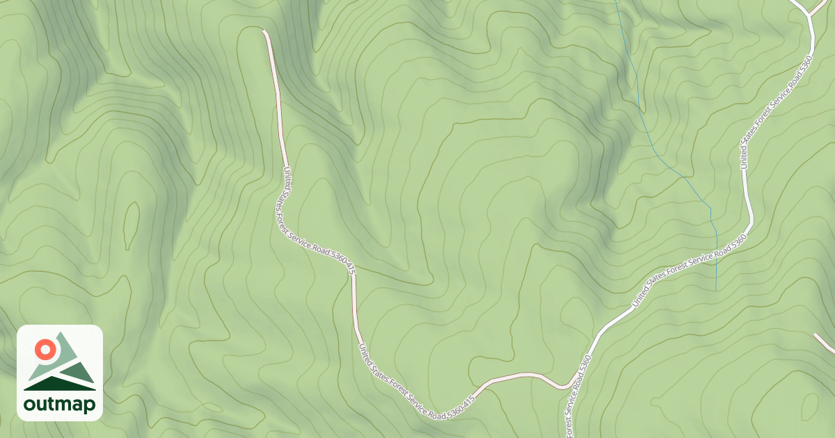 Map of USFS Motor Vehicle Use Map Roads {DEAFC3CF-7243-4F03-9B2A-1DC93E2F31C6}