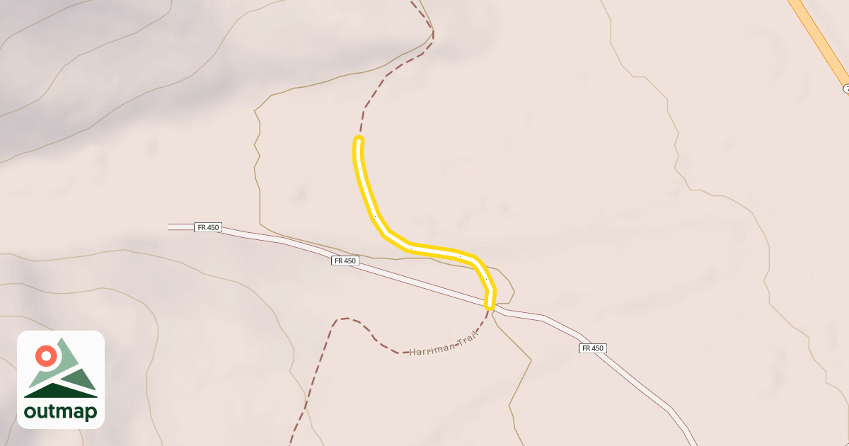 Map of Harriman Trail