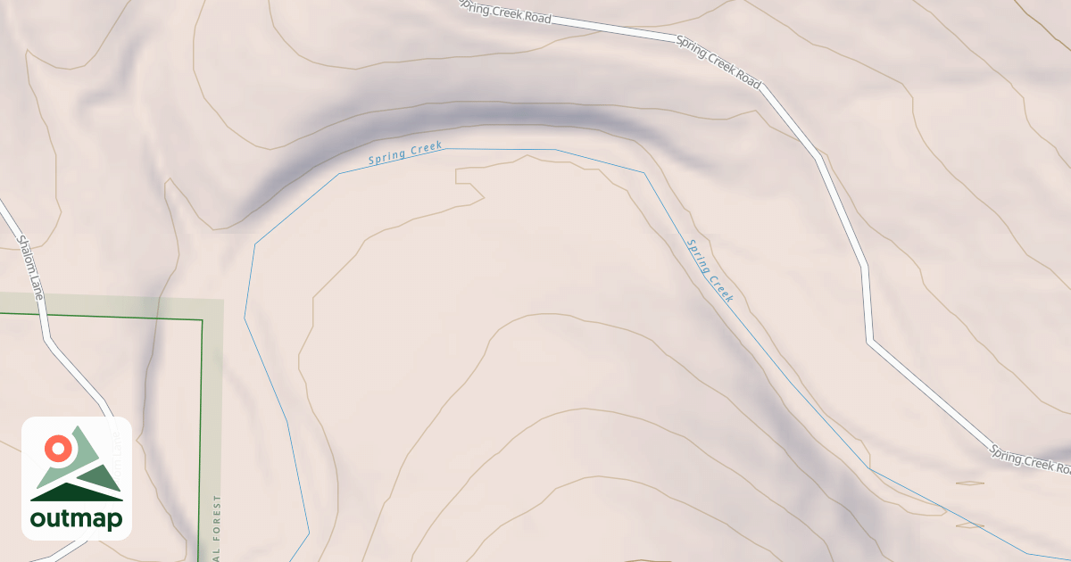 Map of USFS National Forest System Roads {CDE30DA6-66E9-4C46-A403-774BFC795267}