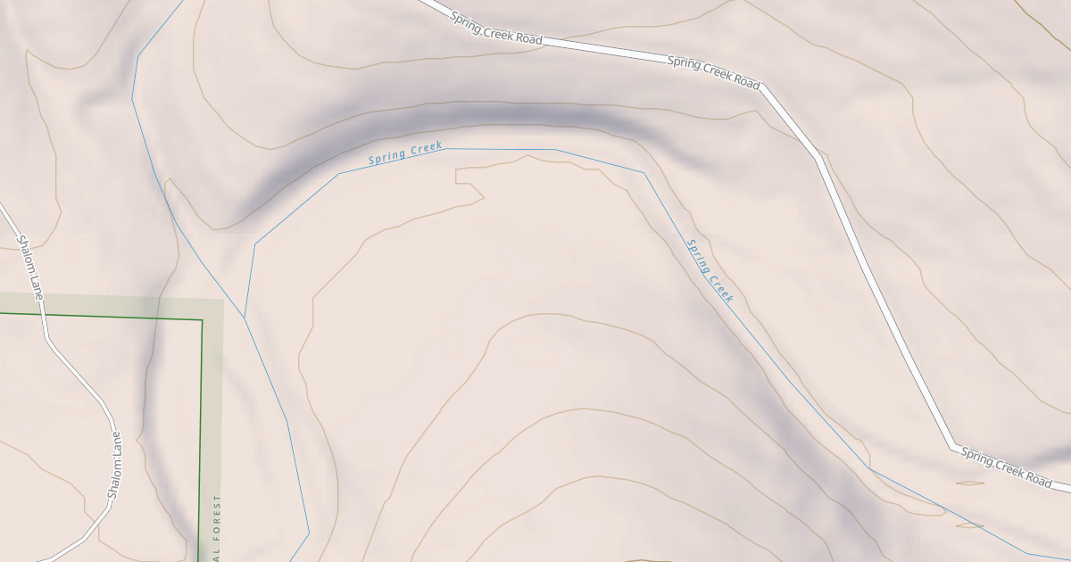 Map preview of USFS National Forest System Roads {CDE30DA6-66E9-4C46-A403-774BFC795267}