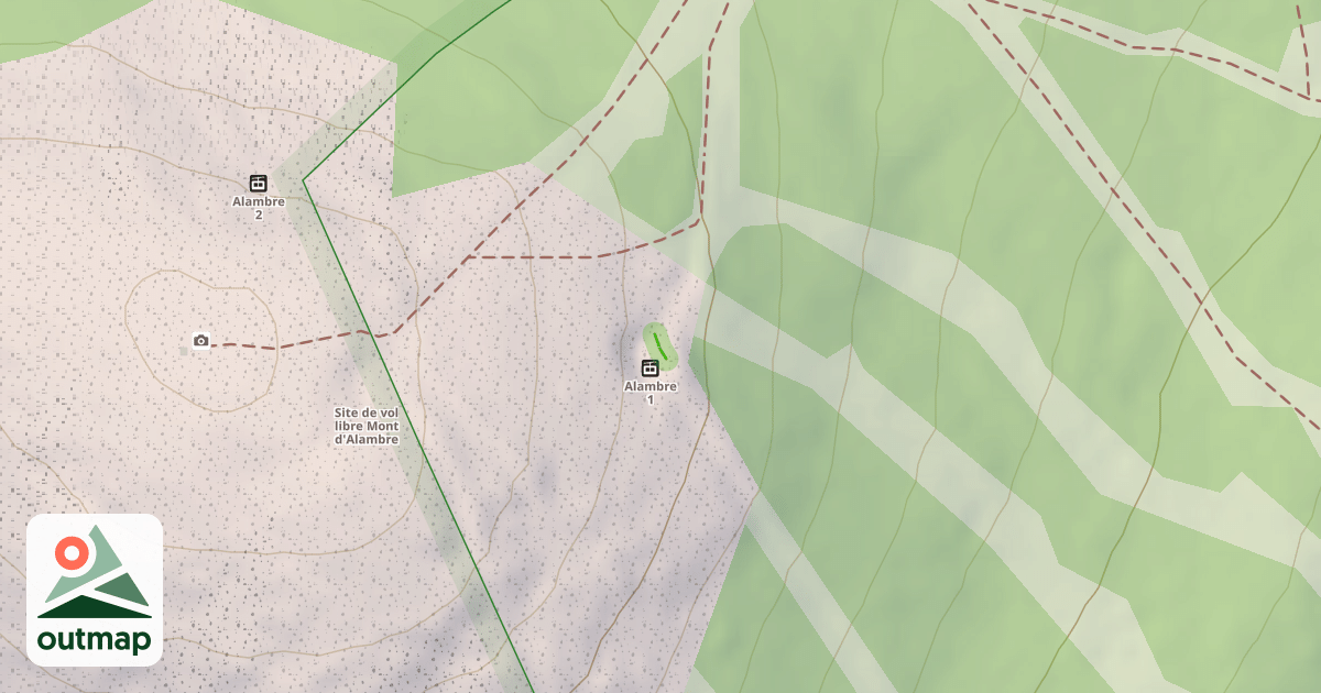 Map of Alambre