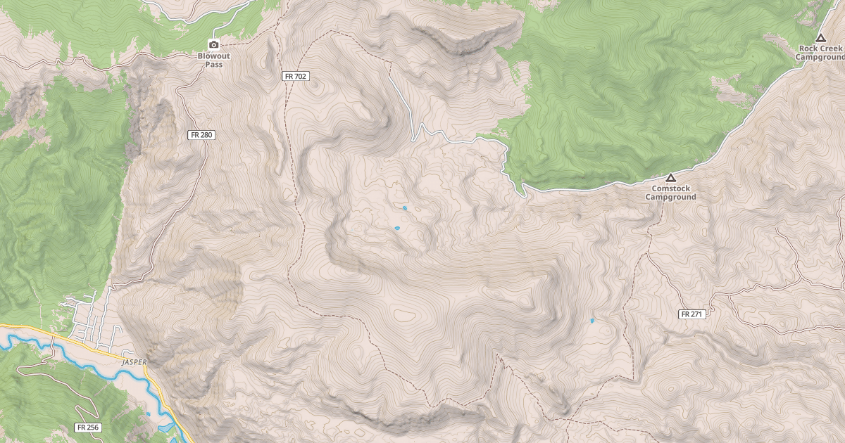 Map preview of Silver Mtn