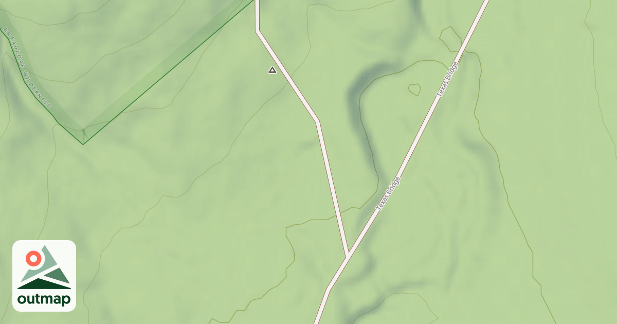 Map of TEXAS GAP SPUR