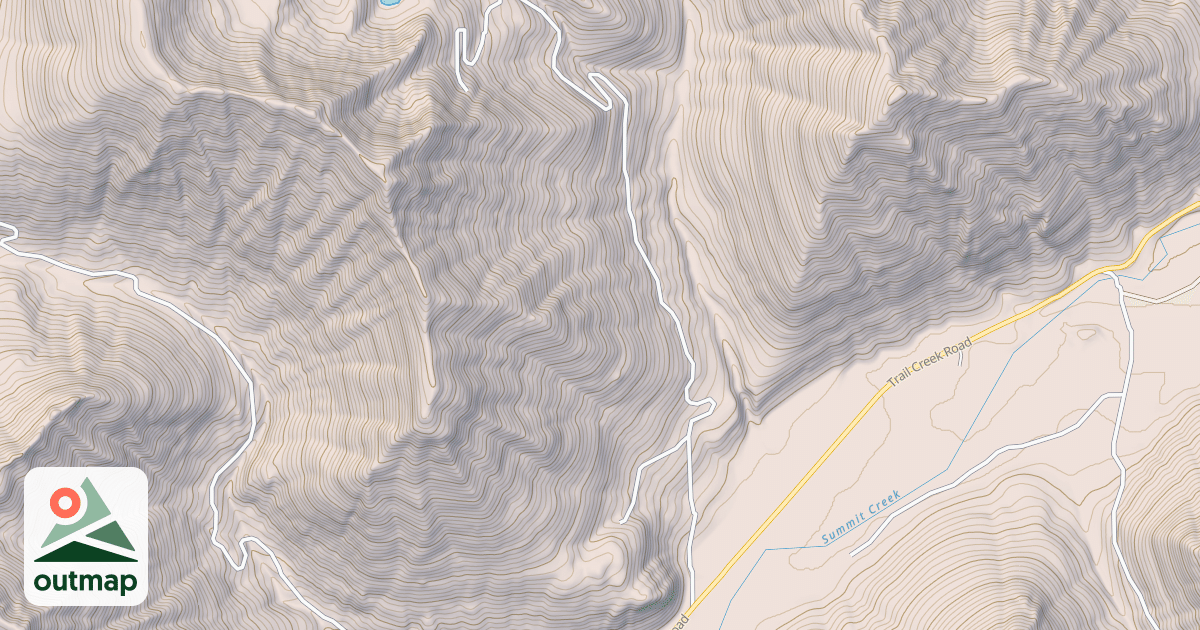 Map of Big Fall Creek