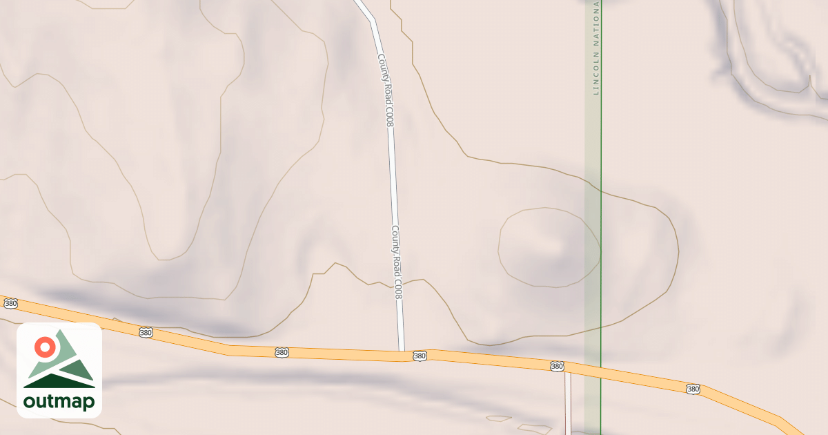 Map of PERALTA PASS