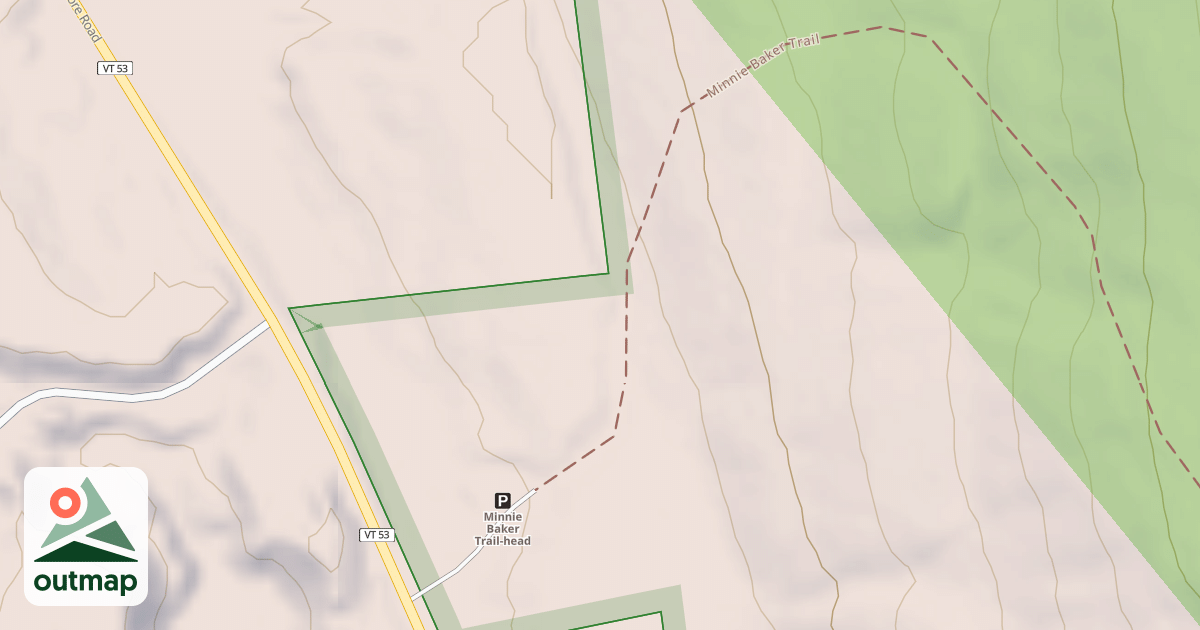 Map of Minnie Baker