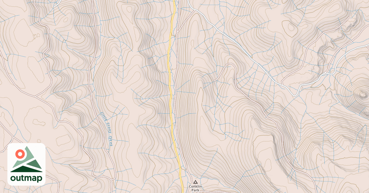 Map of CONKLIN