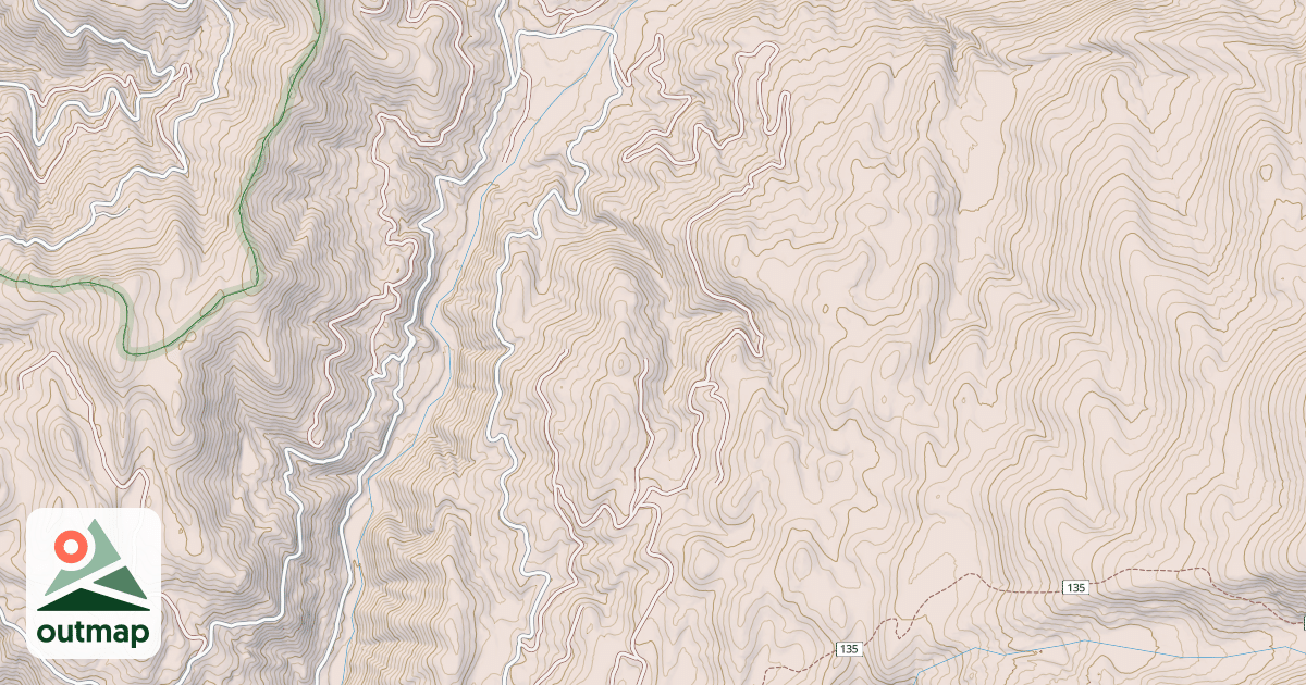 Map of SQUAW RIDGE