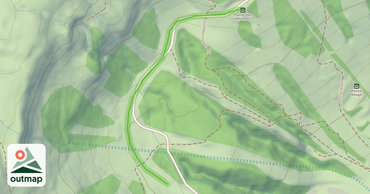 Map of Savonette