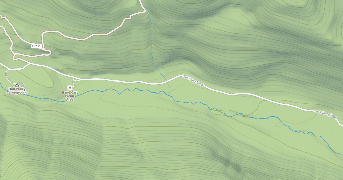Map preview of HALL VALLEY
