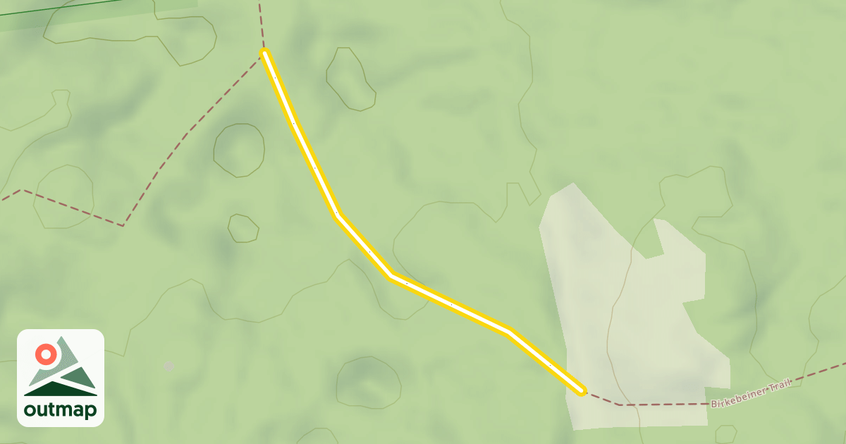Map of Birkebeiner Trail