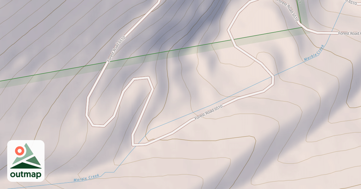 Map of MARBLE PASS ROAD