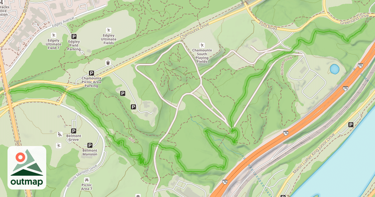 Map of Trolley Trail