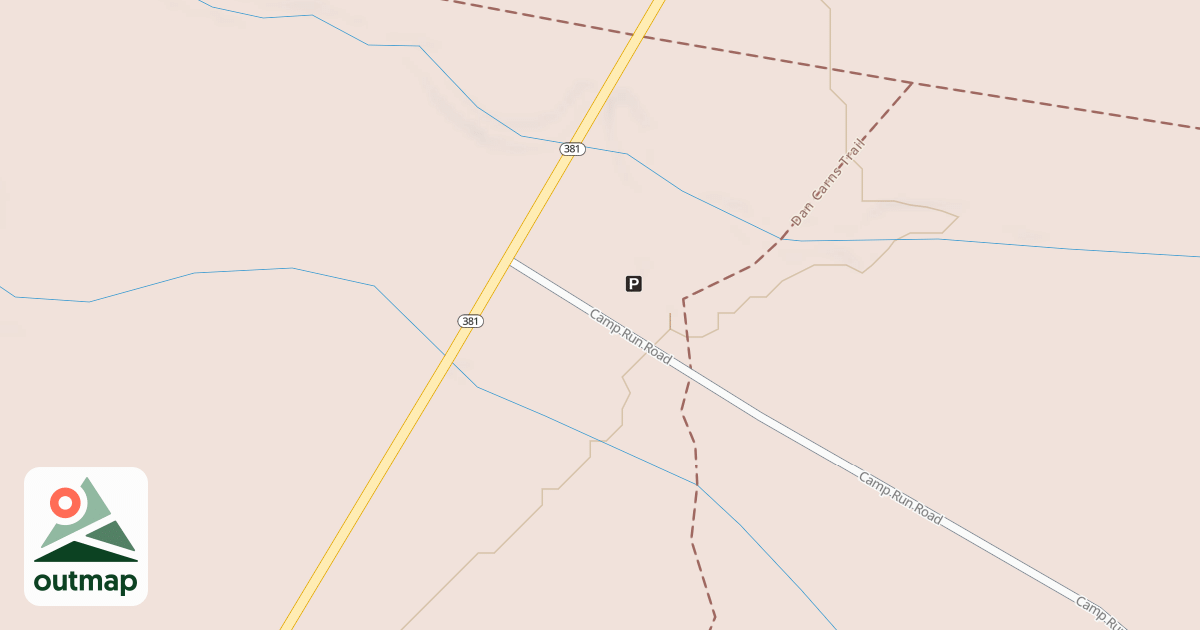 Map of Laurel Highlands Snowmobile Trail (Northern)