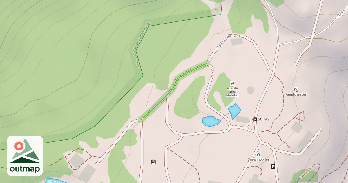 Map of Teddy Bear Lane