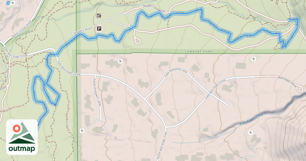 Map of Spring Trail