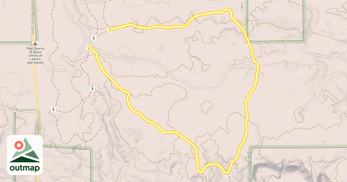 Map of Ogemaw Hills Pathway