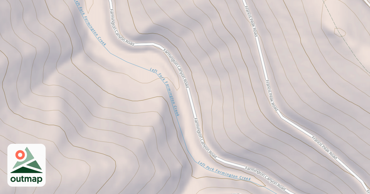 Map of FARMINGTON CANYON ATV