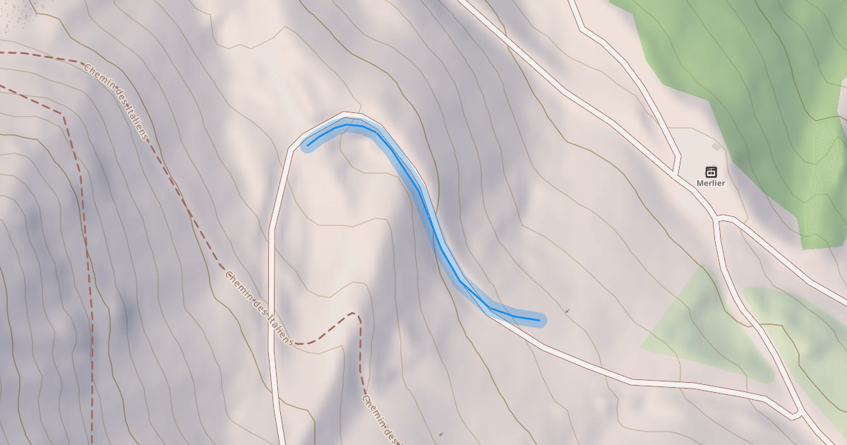 Map preview of Gypaète