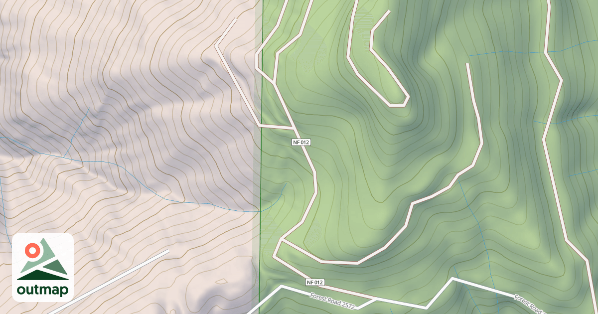Map of USFS National Forest System Roads {50065E26-3E2B-4507-A66C-13A7CE4D2B49}