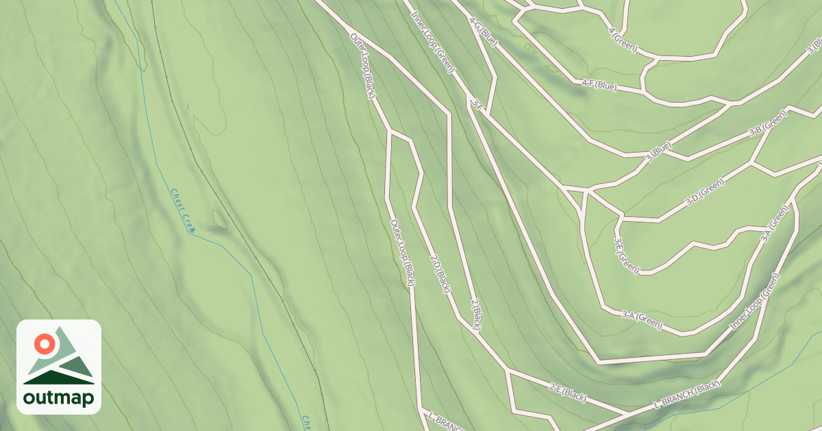 Map of Rock Run ATV Trails