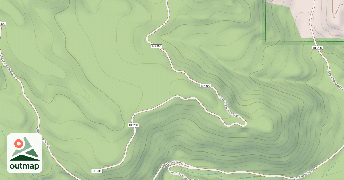 Map of USFS Motor Vehicle Use Map Roads {07270BA9-3116-4050-AD87-AF87FA7B290C}