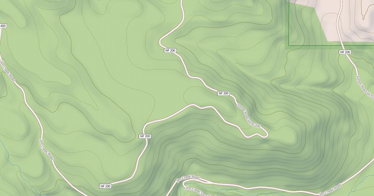 Map preview of USFS Motor Vehicle Use Map Roads {07270BA9-3116-4050-AD87-AF87FA7B290C}
