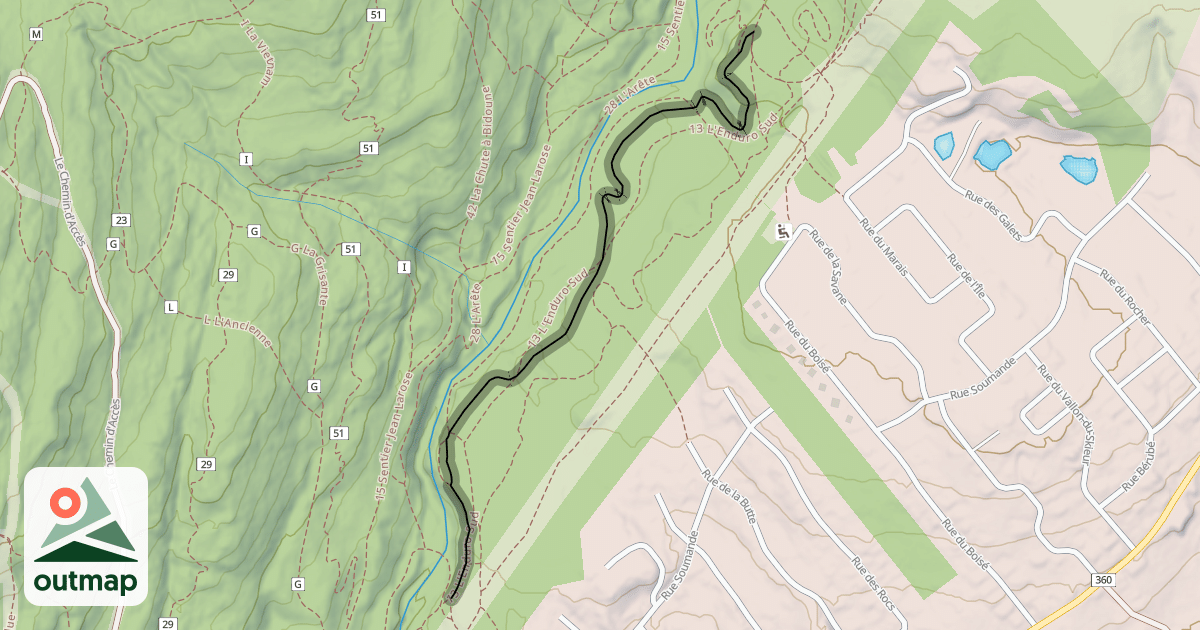 Map of 14 Le Sentier du Moulin