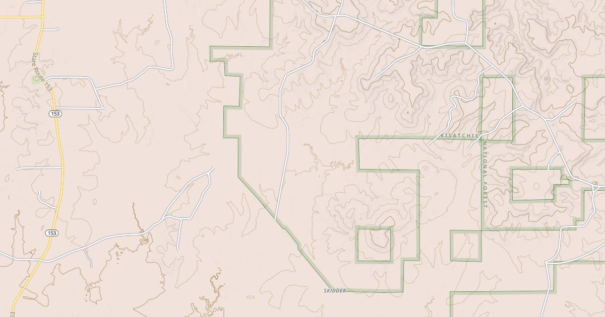 Map preview of PINEY BRANCH