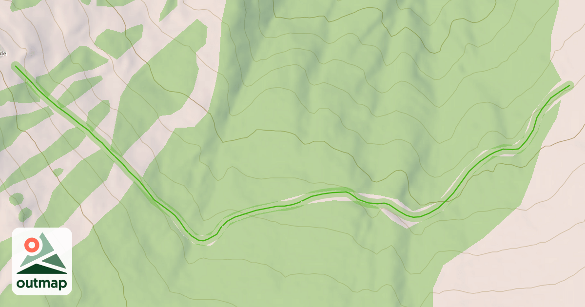 Map of Mt. Road Traverse