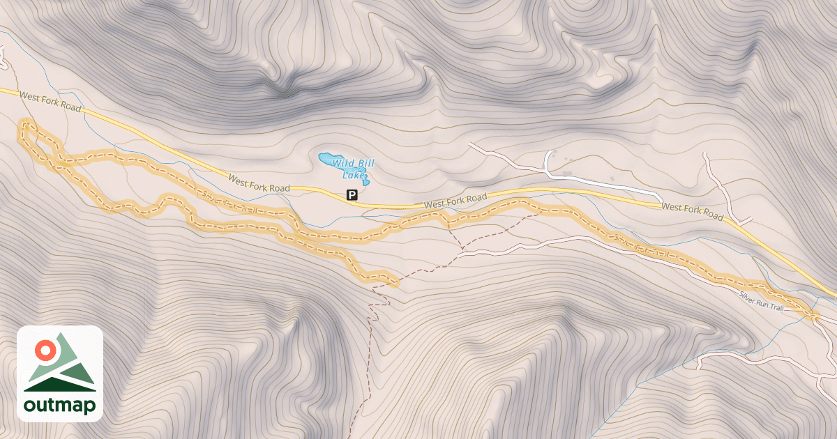 Map of Silver Run Trail