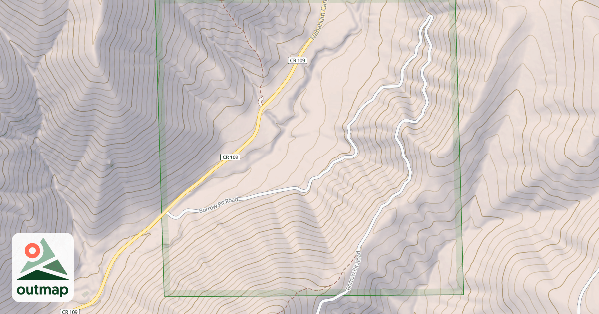 Map of BORROW PIT