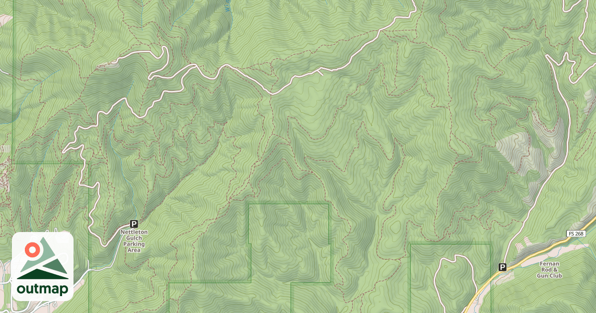 Map of USFS Motor Vehicle Use Map Trails 7693