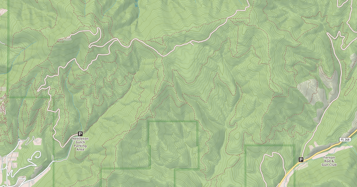 Map preview of USFS Motor Vehicle Use Map Trails 7693