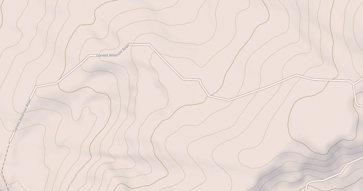 Map preview of DANIELS RESERVOIR
